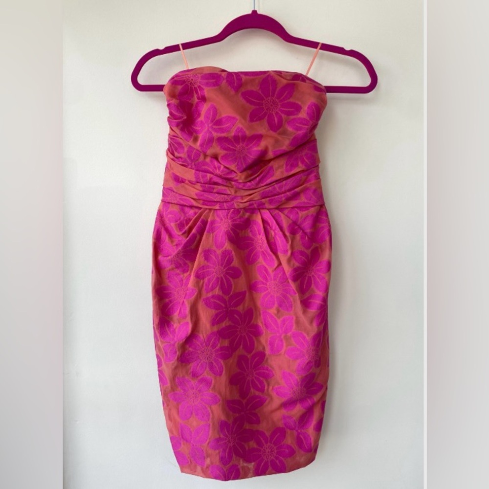 Moschino Cheap & Chic Strapless Ruched Dress Bubble Dress